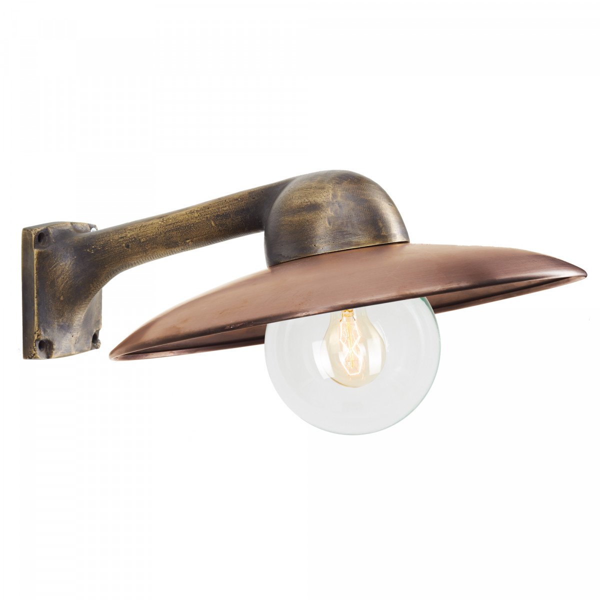 Applique murale pendante Valmont (6702) bronze/cuivre 31 cm Ø de KS Lighting