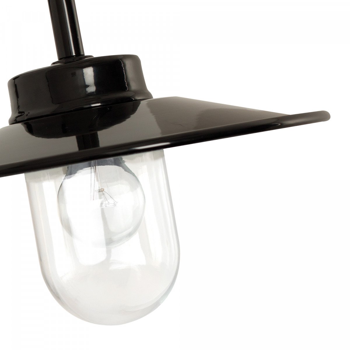 Applique murale pendante d'extérieur, design lampe d'écurie noire retro Vita (7393) de la marque KS Lighting