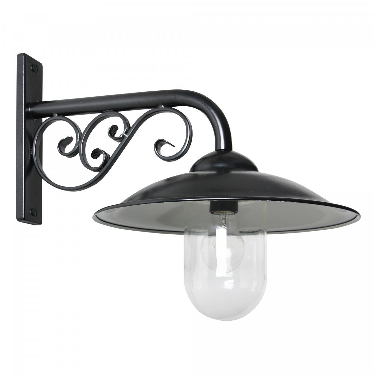 Lampe de gare noire (1260) KS Lighting - Éclairage rond