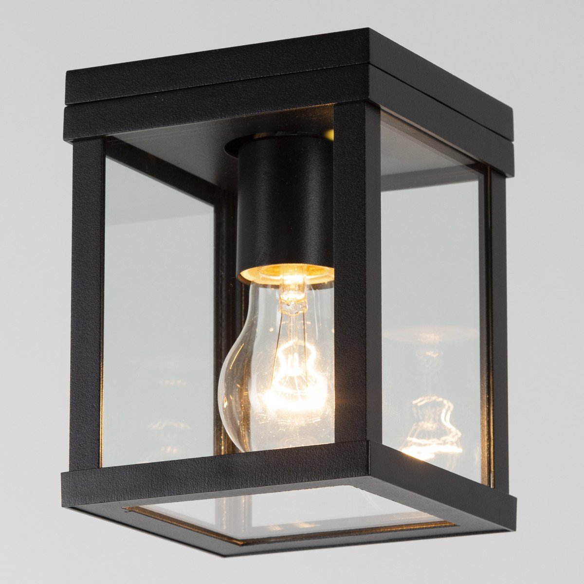 Plafonnier extérieur noir Jersey (5736s) | Nostalux.fr