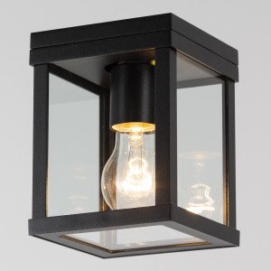 Plafonnier extérieur noir Jersey (5736s) | Nostalux.fr Plafonnier extérieur noir Jersey (5736s) | Nostalux.fr