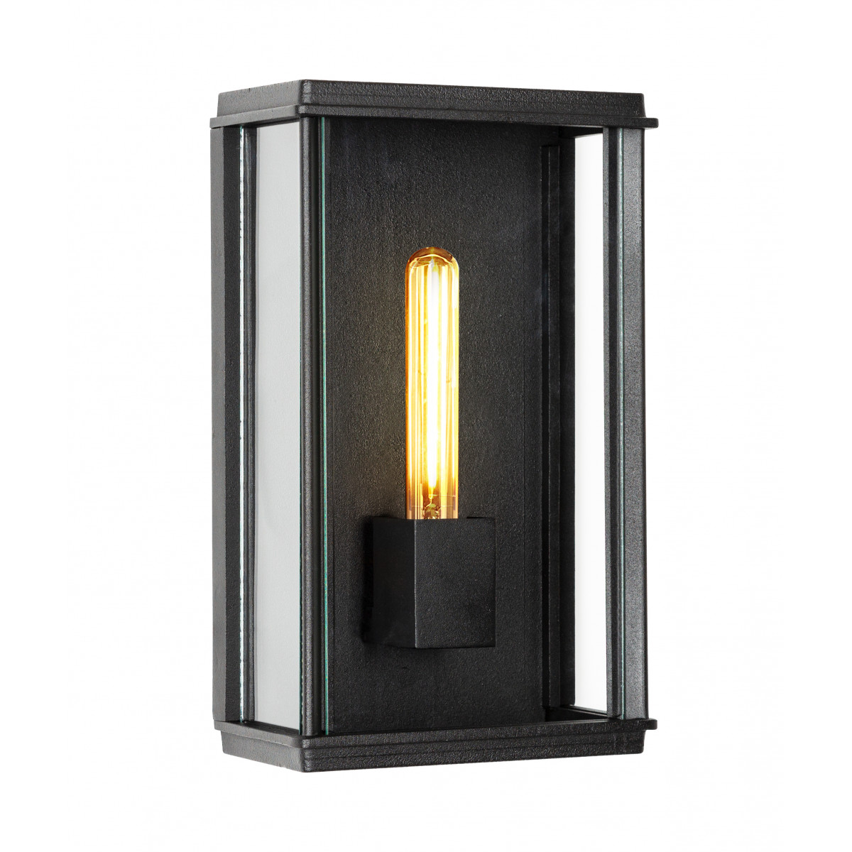 Lampe d'extérieur base rectangulaire, noire élégante Capital XL applique plate éclairage extérieur exclusif d'excellente qualité, pour l'extérieur