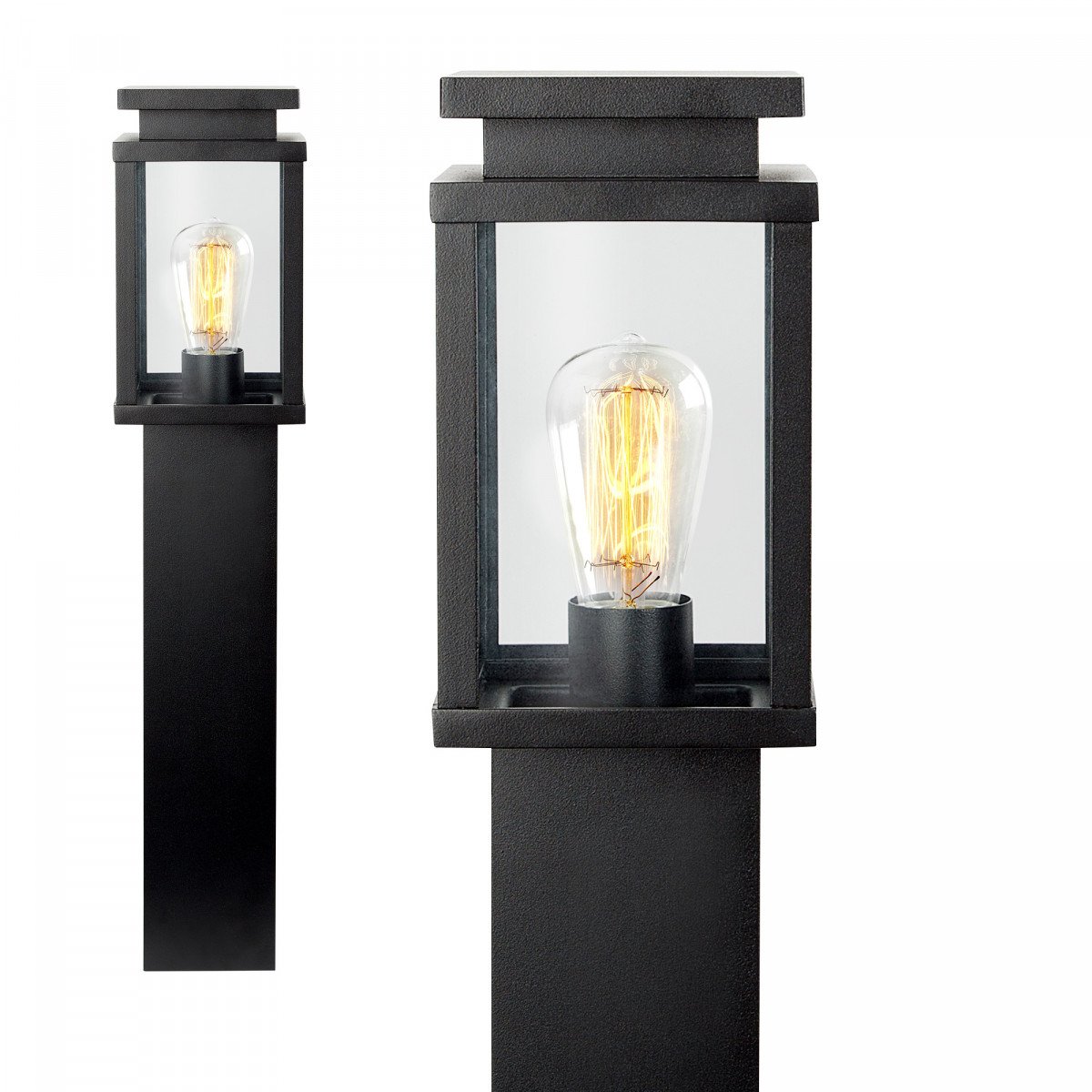 Potelet noire Jersey Terras (7356) de KS Lighting 