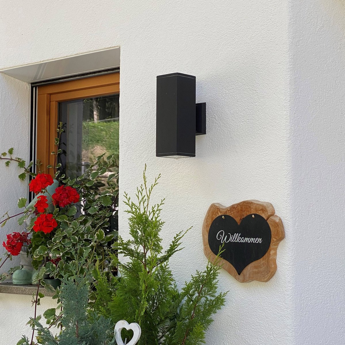 Applique extérieur up & downlighter, Solid XL (7499), parfait pour éclairer les façades, puissant et élégant de KS Lighting | Nostalux.fr 