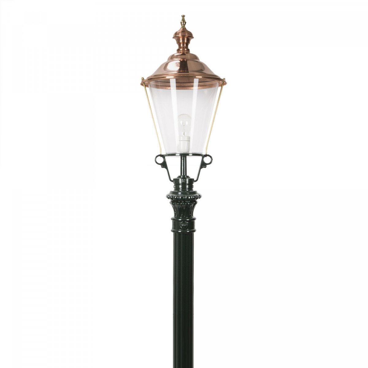 Lampadaire de jardin Oberhausen (0908) avec lanterne ronde de KS Lighting