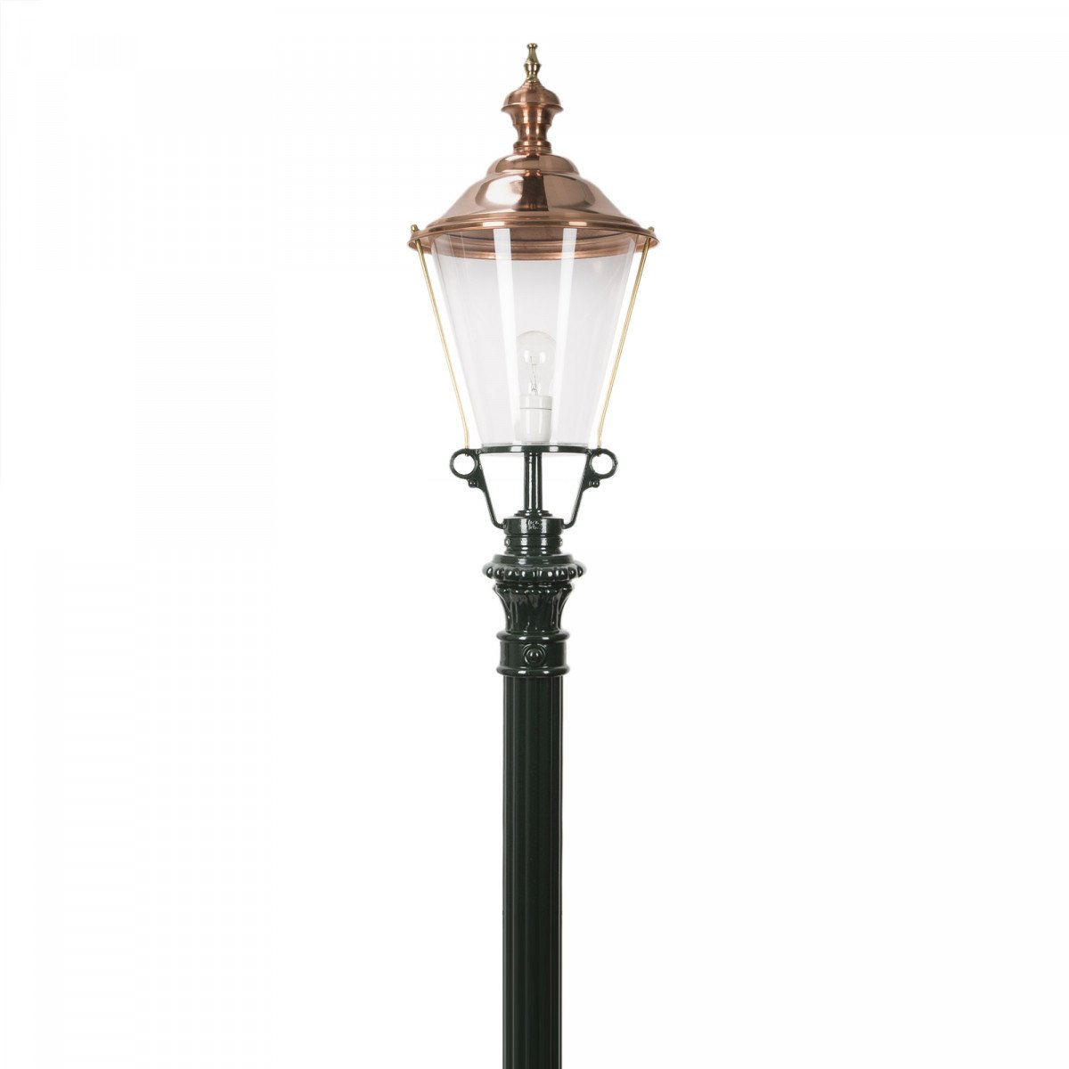 Lampadaire de jardin Oberhausen (0908) avec lanterne ronde de KS Lighting