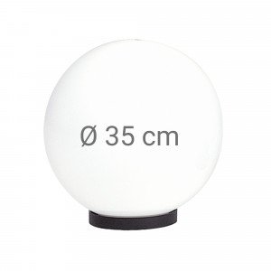 Globe opalin de 35 cm de diamètre avec collerette (3682) de KS Lighting Globe opalin de 35 cm de diamètre avec collerette (3682) de KS Lighting