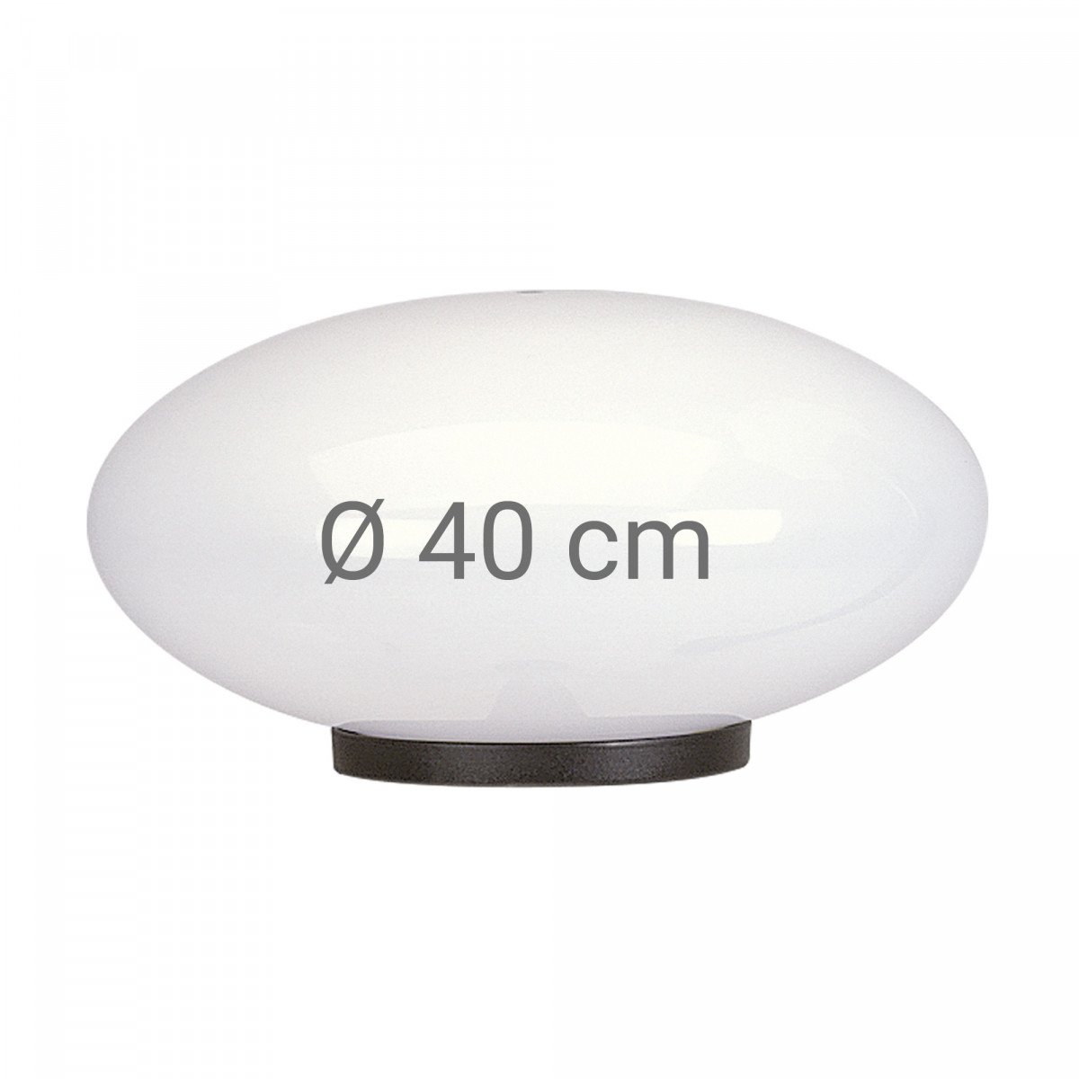 Globe ovale blanc opalin avec collerette (3686) de KS Lighting Globe ovale blanc opalin avec collerette (3686) de KS Lighting
