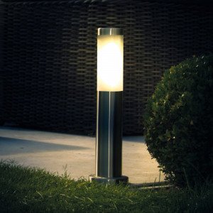 Lampe de jardin Lech 3 (7028) en acier inoxydable de KS Lighting