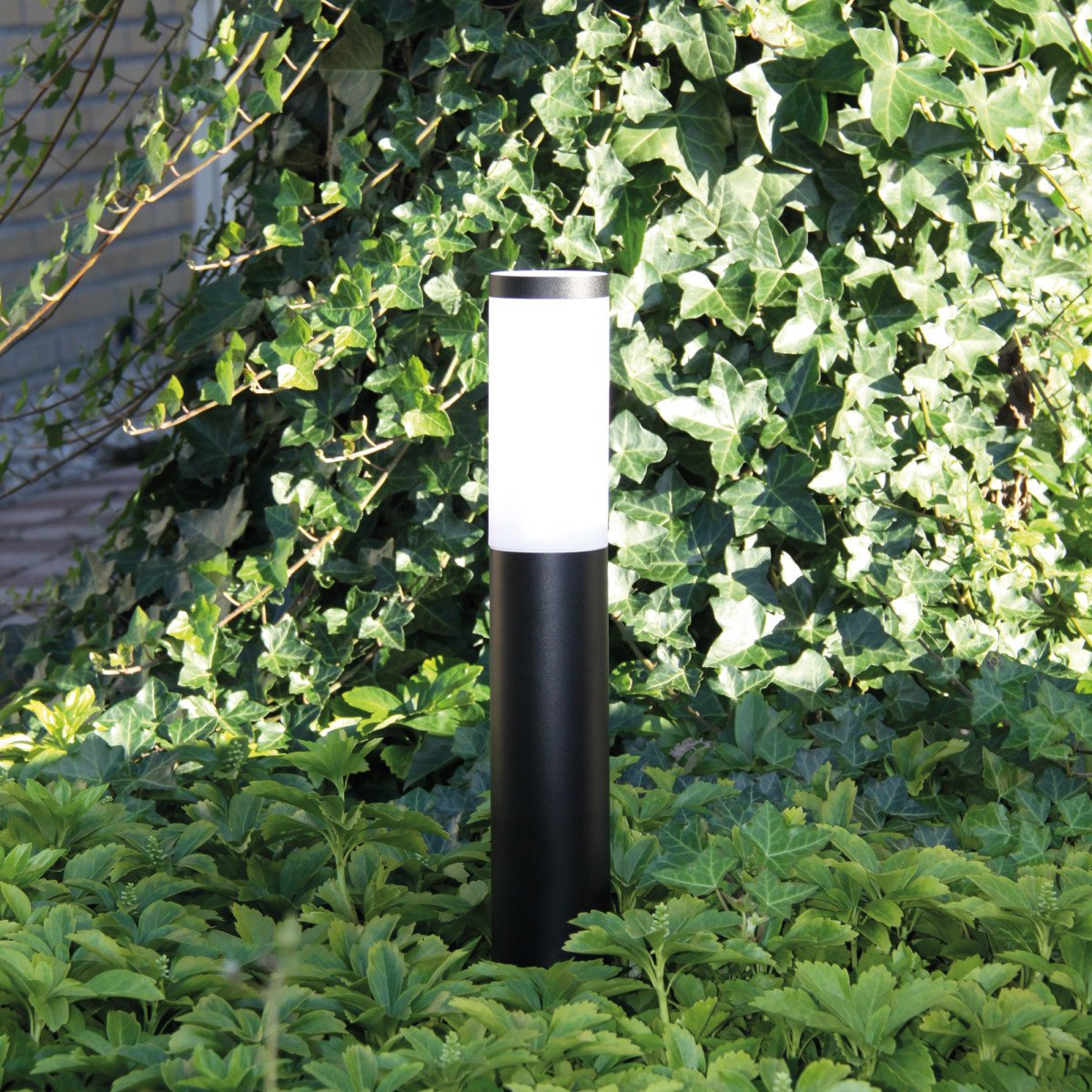 Lampe de jardin Lech 3 (7072d4) acier inoxydable noir