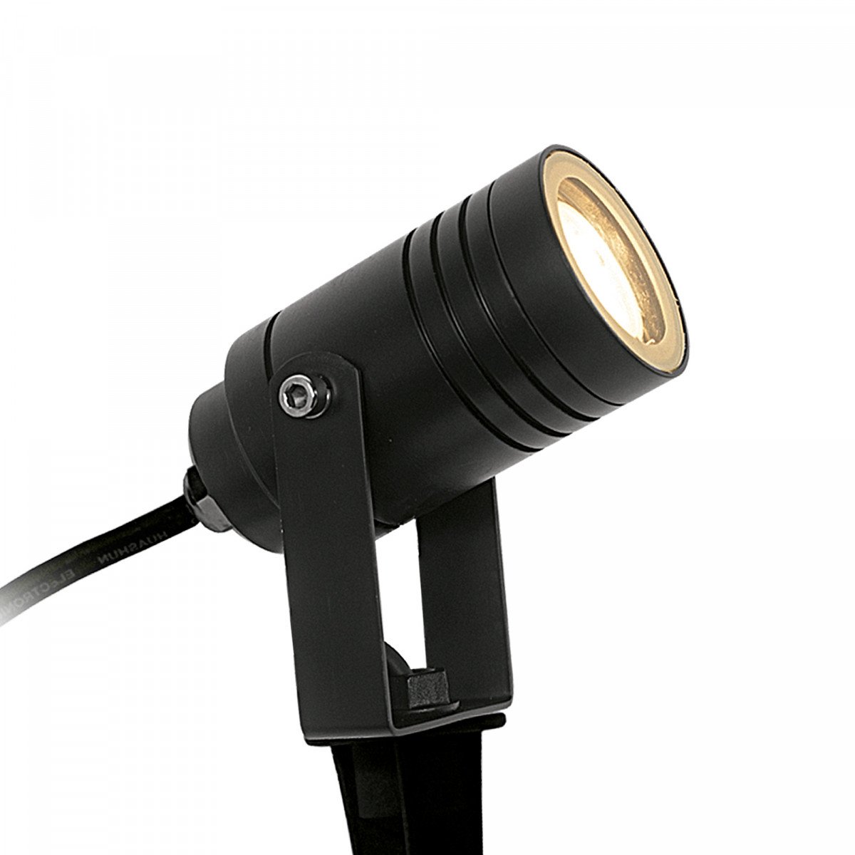 Spot à piquet noir de KS Lighting,  Beamy S Black (7159a) avec ampoule LED GU10 incluse