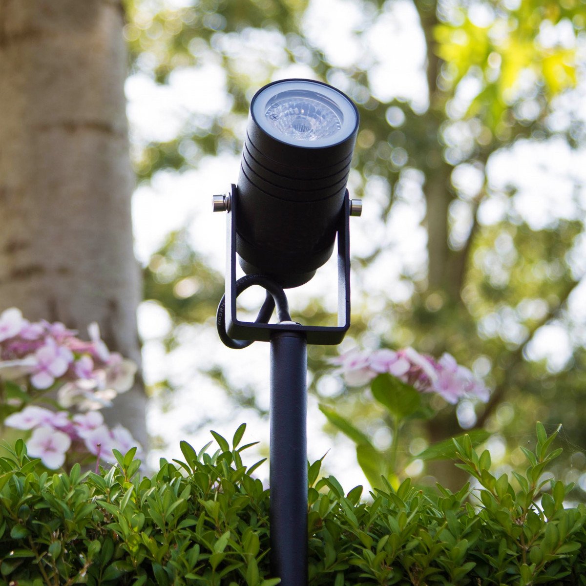 Spot projecteur noir Beamy Black L(7197) - spot de jardin pratique de KS Lighting