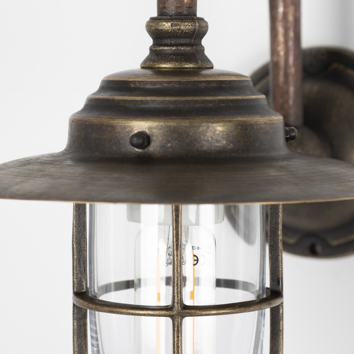 Applique d'extérieur style écurie Barro (5738) cuivre & bronze de KS Lighting