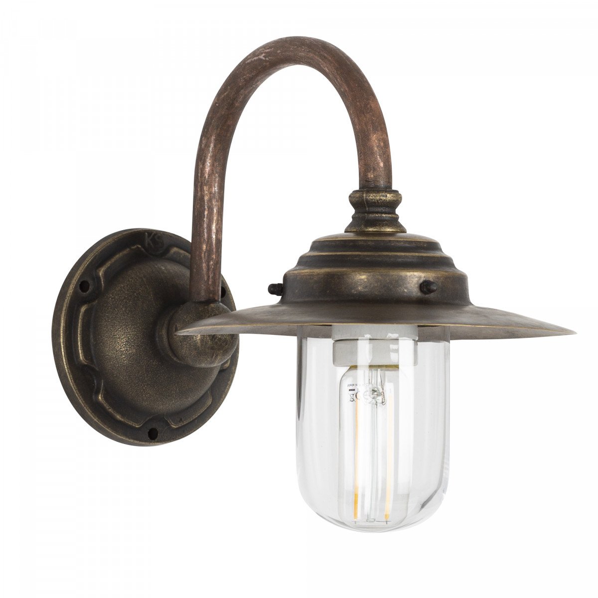 Lampe d'écurie pour l'extérieur Lille (5739) cuivre et bronze de KS Lighting