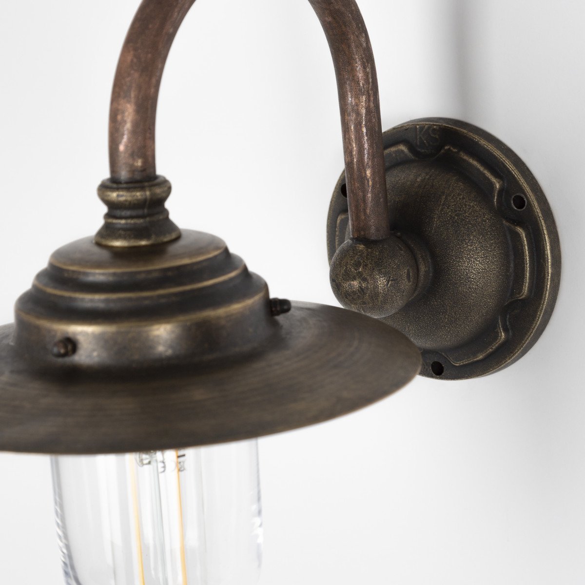 Lampe d'écurie pour l'extérieur Lille (5739) cuivre et bronze de KS Lighting