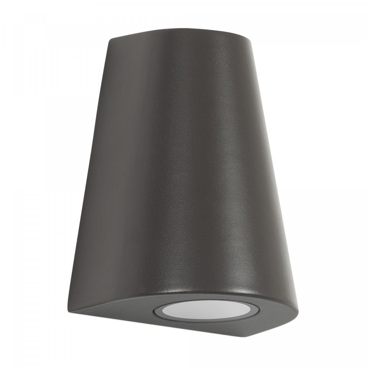 Lampe d'extérieur, Cone Downlighter Anthracite, moderne, donne de l'ambiance, fonctionnel, conique, plate contre le mur  