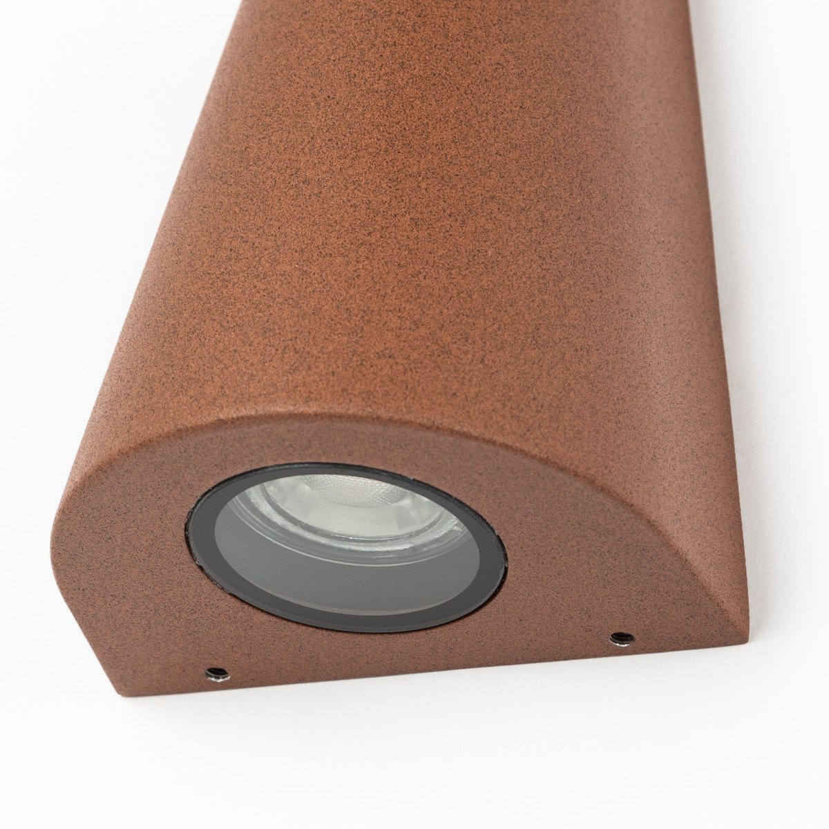 Spot mural Cône (7618dn2) downlighter, couleur patine avec capteur LED jour et nuit de KS Lighting