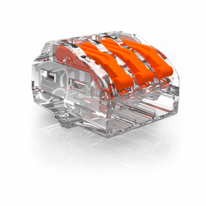 Pince à souder universelle Conex transparente à 3 volets (carton de 12)