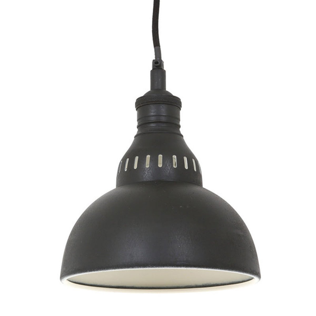 Lampe suspendue noir antique Dakota (30332) Nostaluce | Nostalux.fr