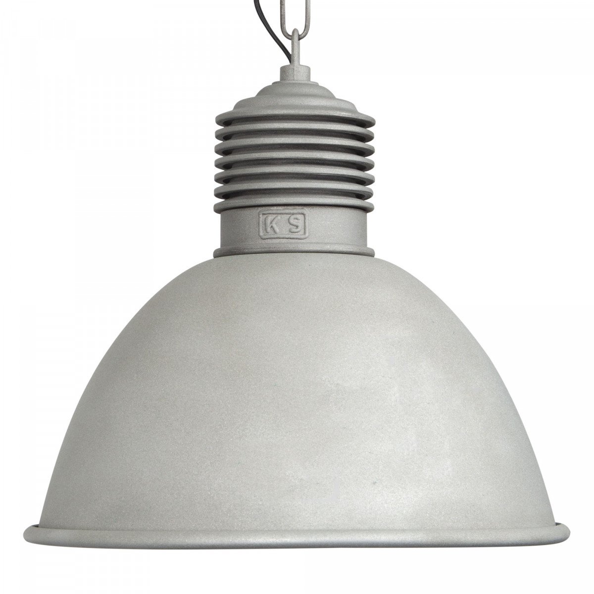Lampe suspendue Loft Industrie 'Concrete' (6574) rétro vintage  | Nostalux.fr