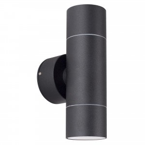 Applique moderne noire en aluminium gu10