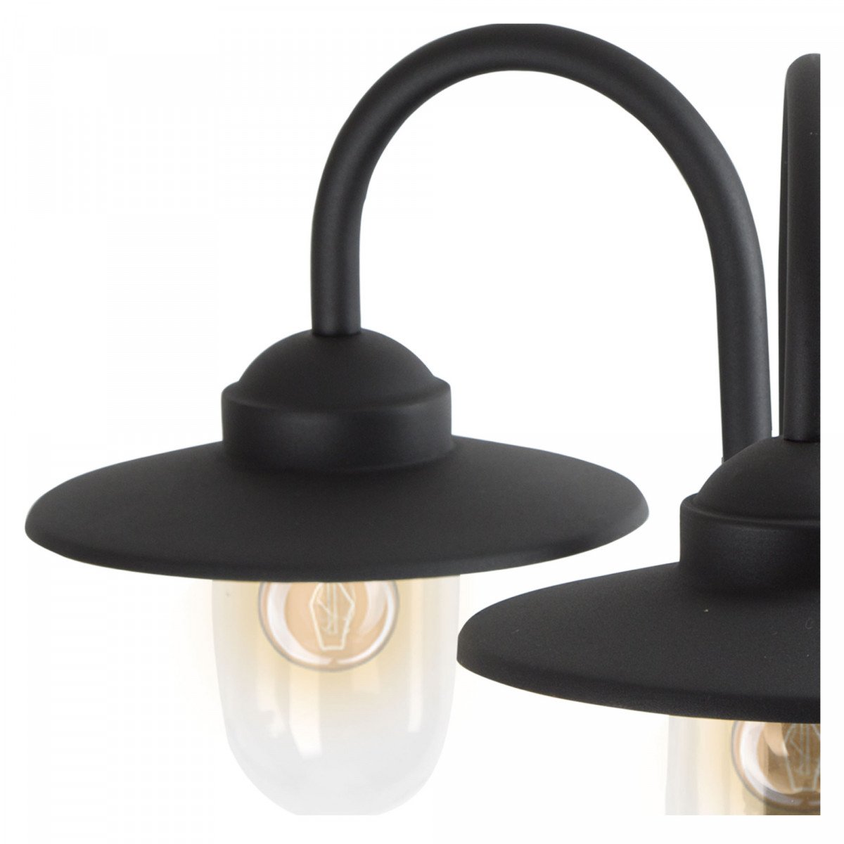 Lampadaire (7399) noir Dolce Retro 3 lumières -7399 en aluminium 