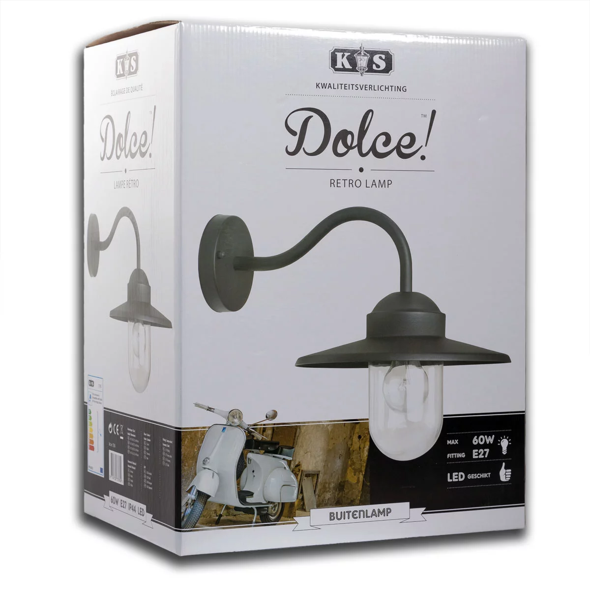 Applique Murale D'extérieur Hongkong Brun, Or H3574928