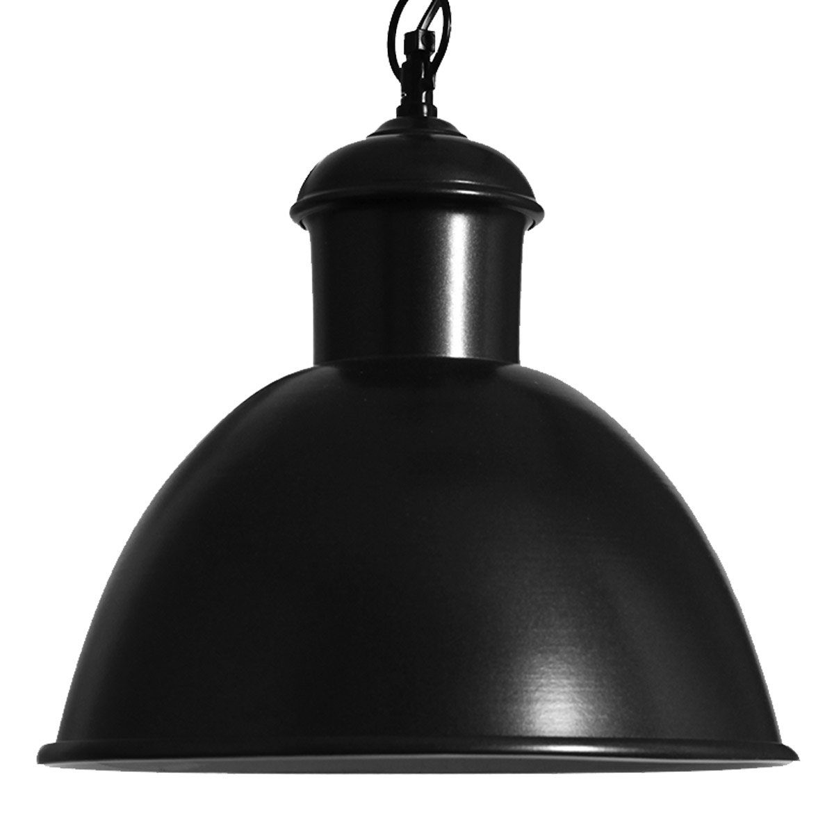 Lampe suspendue sur chaîne NDSM (6520) Anthracite -  Industriel & Vintage | Nostalux.fr
