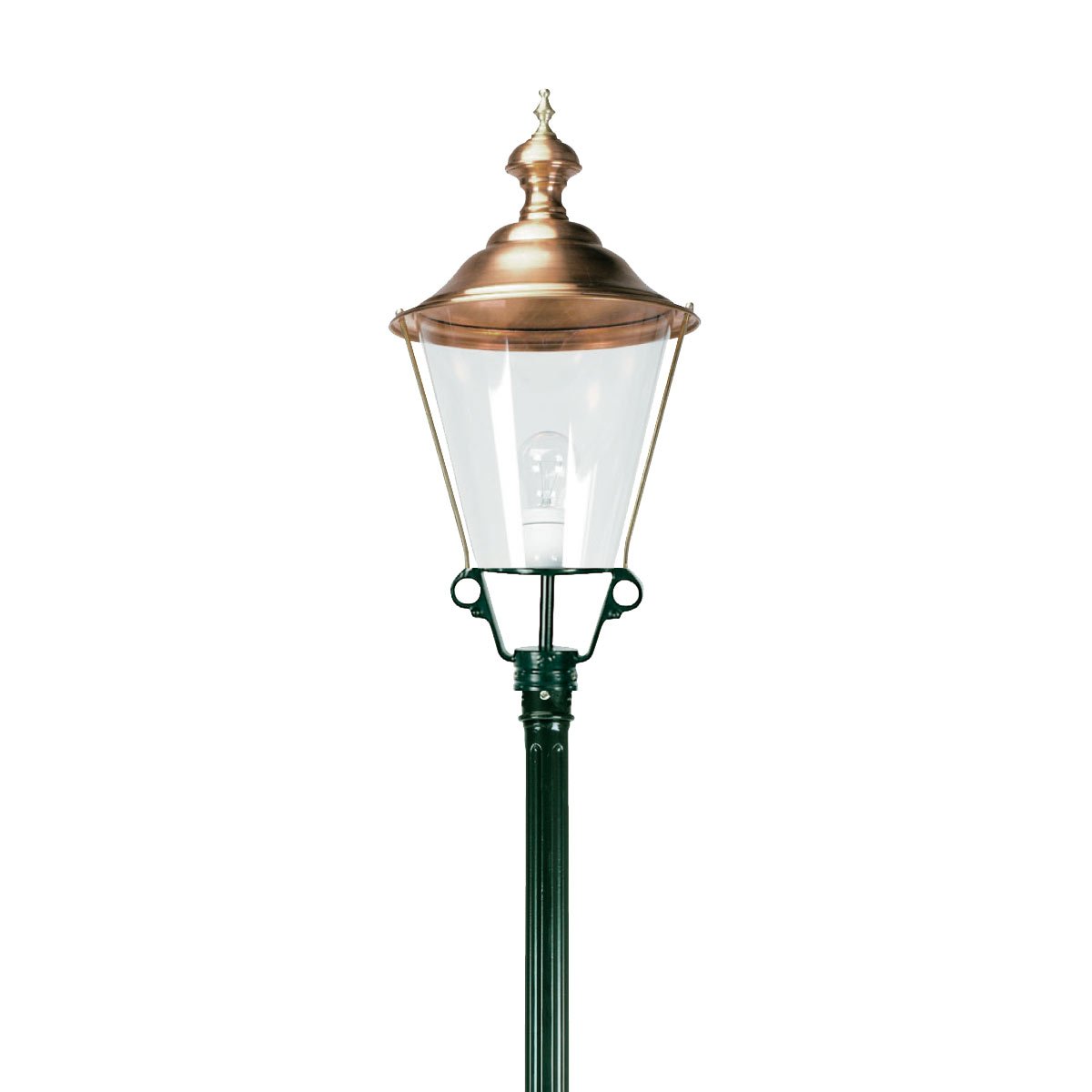 Lampadaire de jardin Tiga (5050) avec lanterne rond de KS Lighting