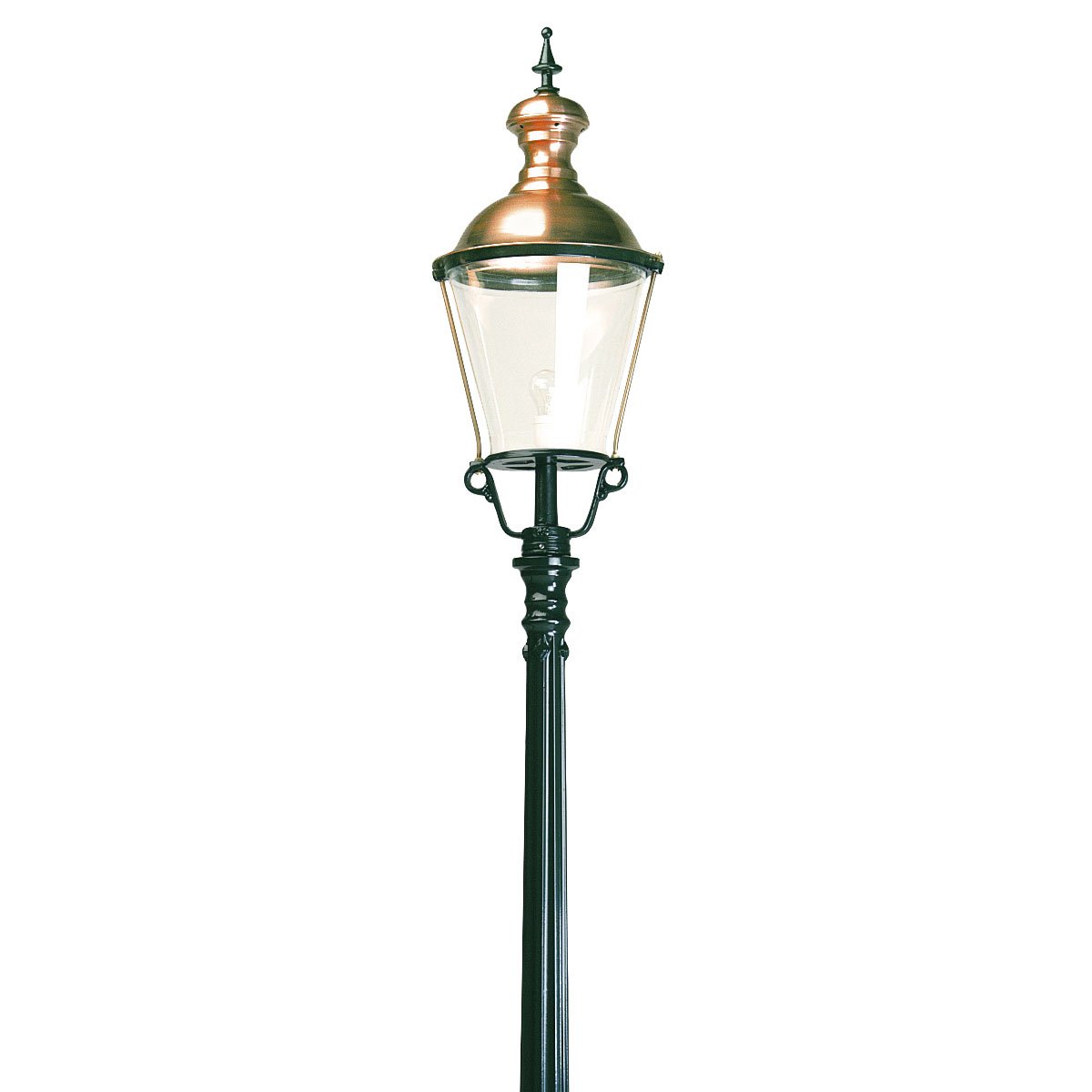 Lampadaire de jardin Cleveland - Lanterne ronde