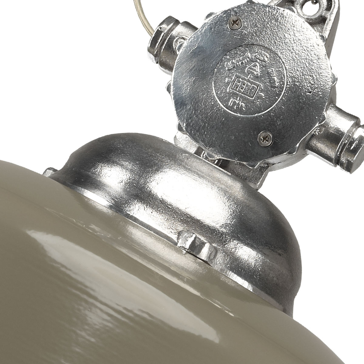 Lampe suspendue Détroit Rétro vintage Taupe (6586) | Nostalux.fr