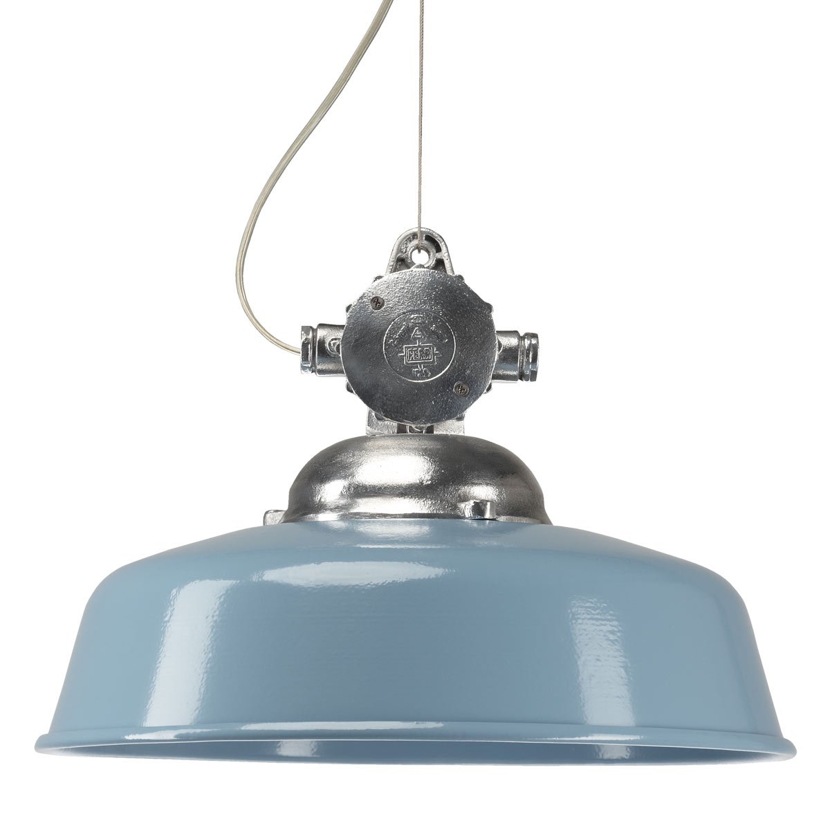 Suspension Detroit Rétro Vintage Bleu pastel (6587) | Nostalux.fr