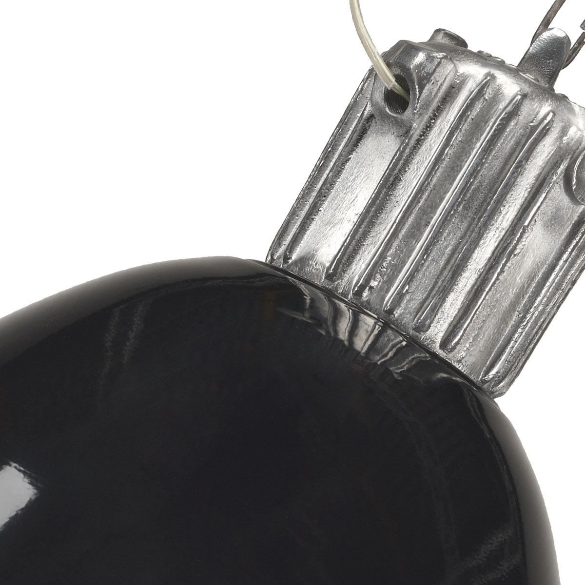 Lampe suspendue Aviator (6591) Industrie en noir Retro Vintage  | Nostalux.fr