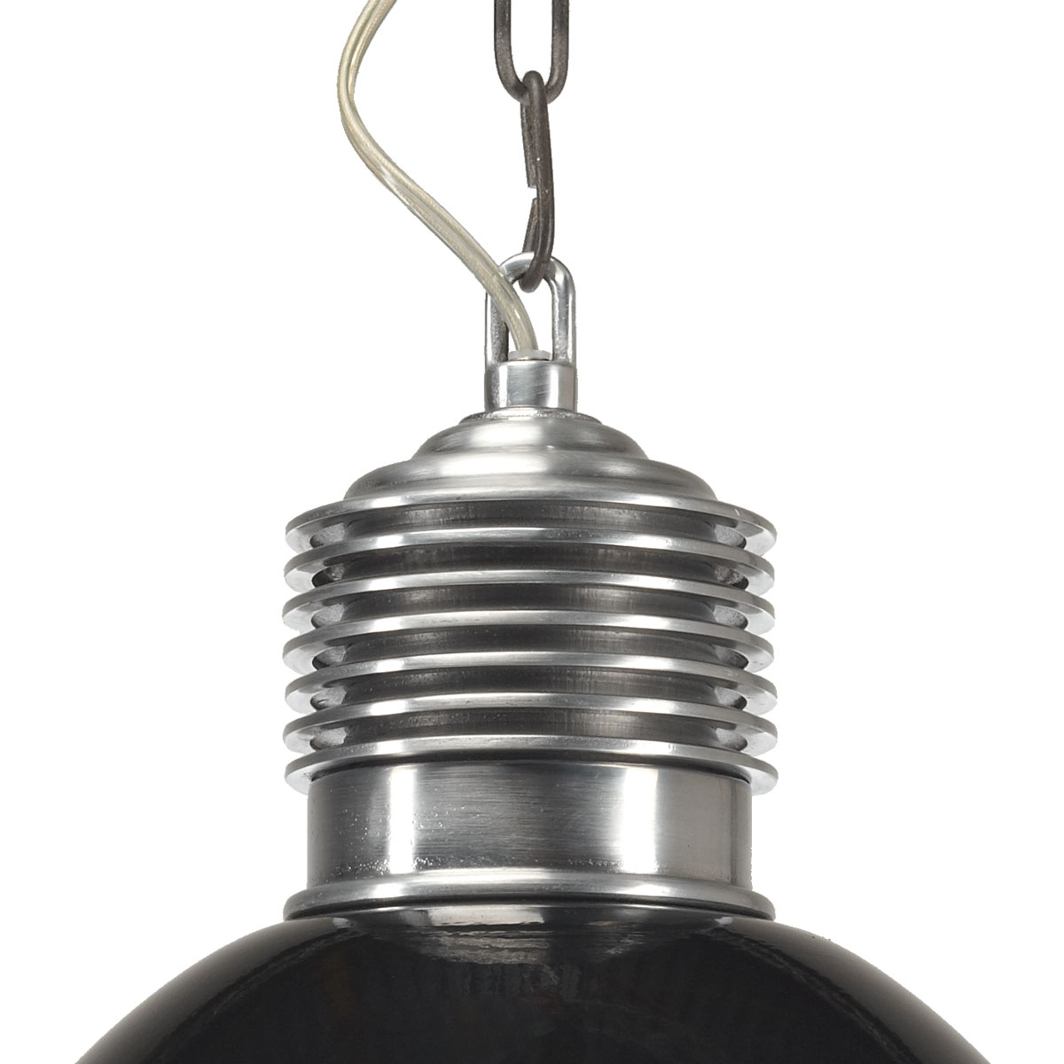Suspension Loft (6592) Industrie Noire lampe rétro, vintage, noir | Nostalux.fr 