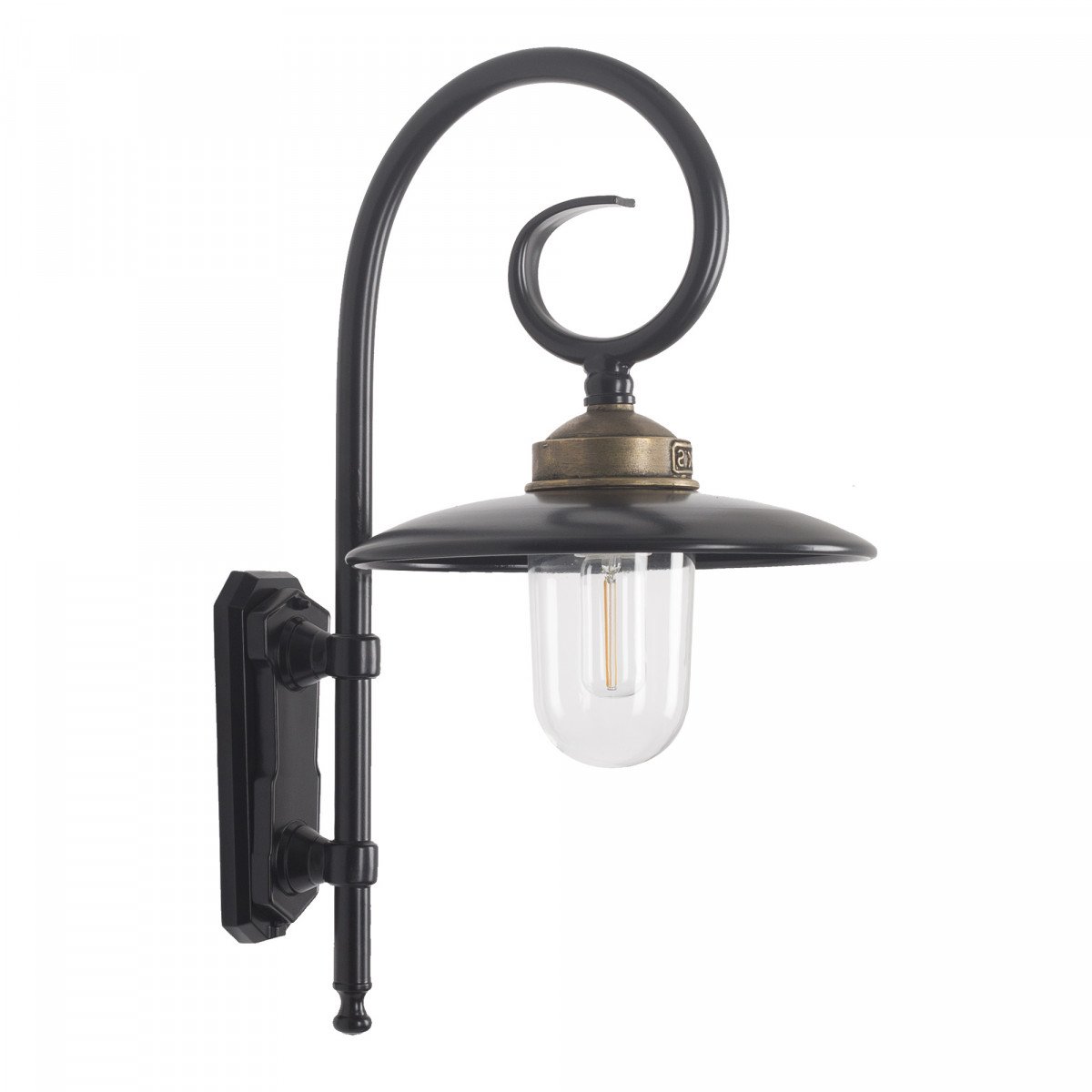 Applique d'extérieur murale pendante Orly avec capteur LED jour et nuit 