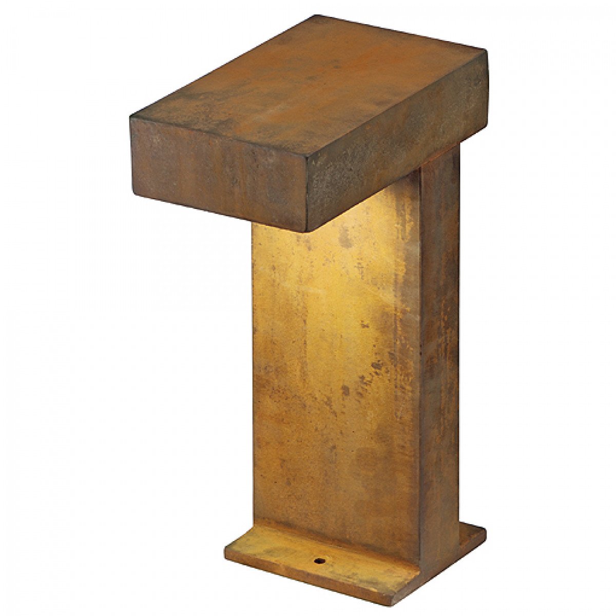Lampe de poche rouillée Acier rouillé 1xgx53