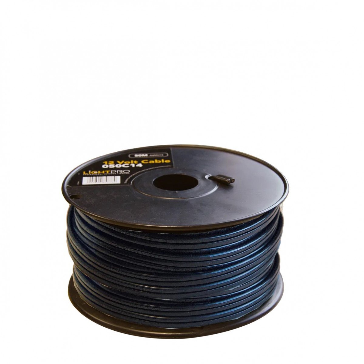 Câble principal 12 volts de Lightpro en plastique de couleur noire