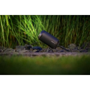 Projecteur de jardin moderne en aluminium Castor 8 anthracite, 12 volts