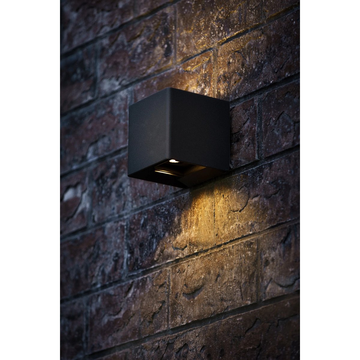 Luminaire Ixion moderne et élégant, en aluminium, de couleur anthracite, à poser ou à encastrer