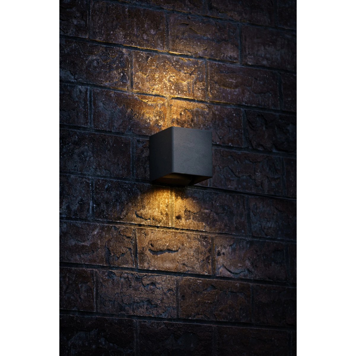Luminaire Ixion moderne et élégant, en aluminium, de couleur anthracite, à poser ou à encastrer