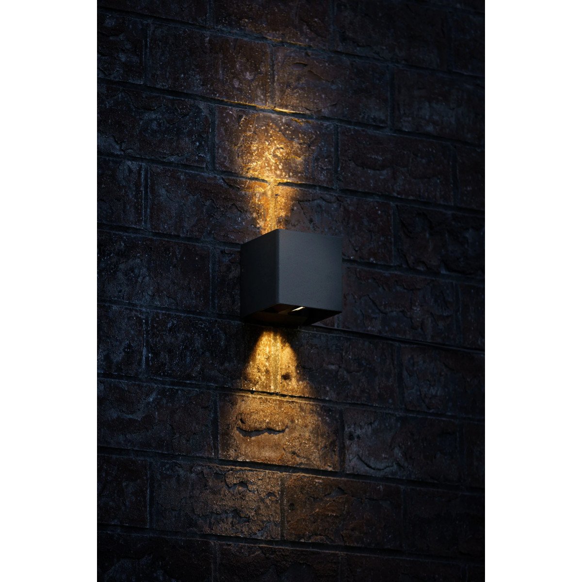 Luminaire Ixion moderne et élégant, en aluminium, de couleur anthracite, à poser ou à encastrer