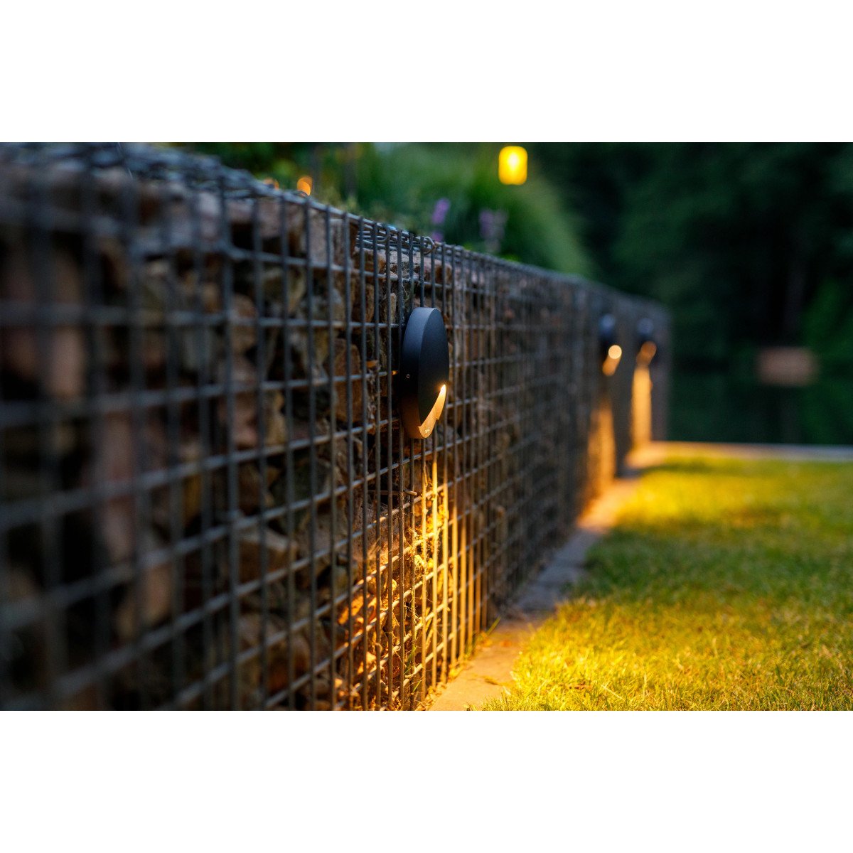 Lampe de jardin Kuma éclairage de jardin 12 volts aluminium noir design moderne