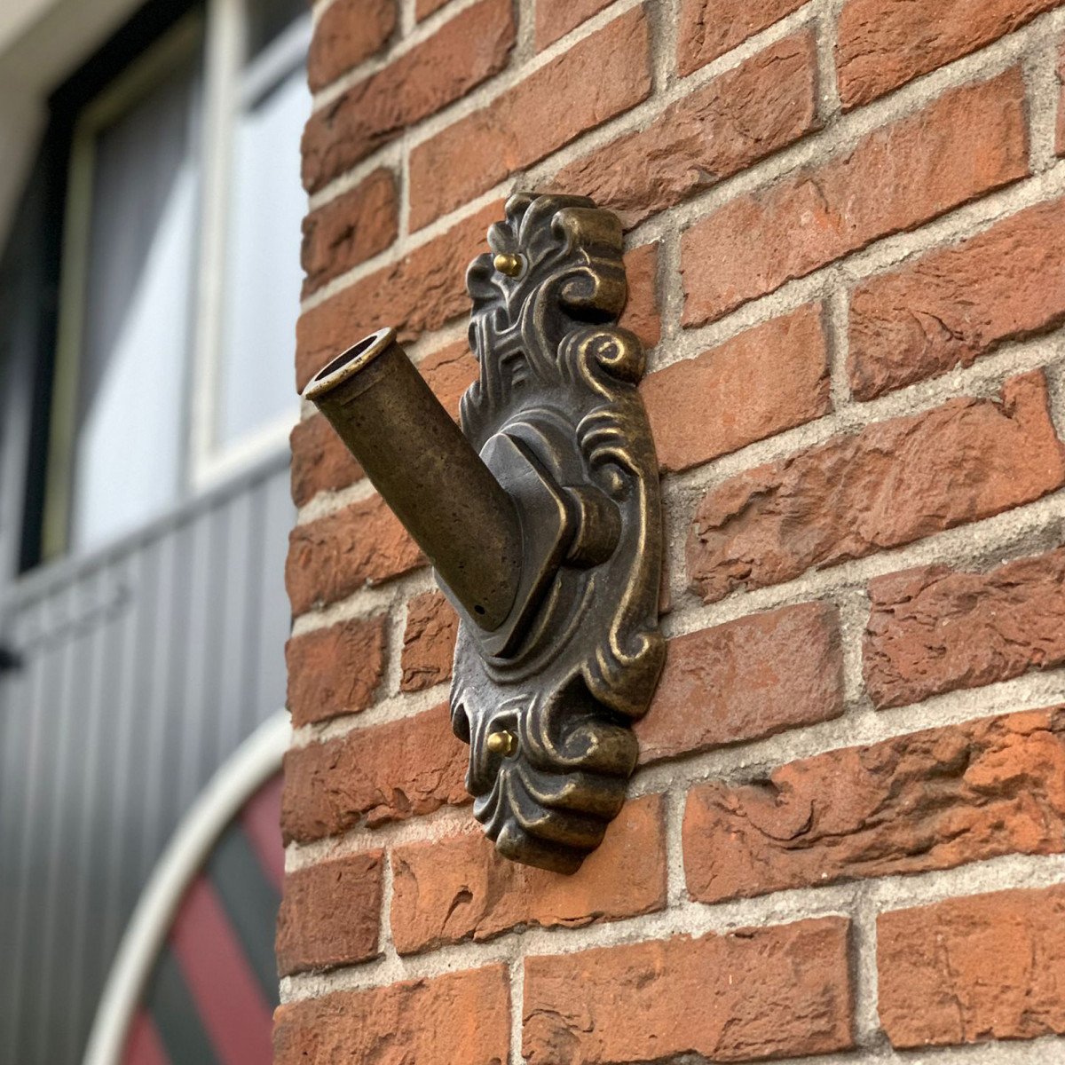 Porte-drapeau Classic Bronze (5822) - Nostalux - Porte-drapeau