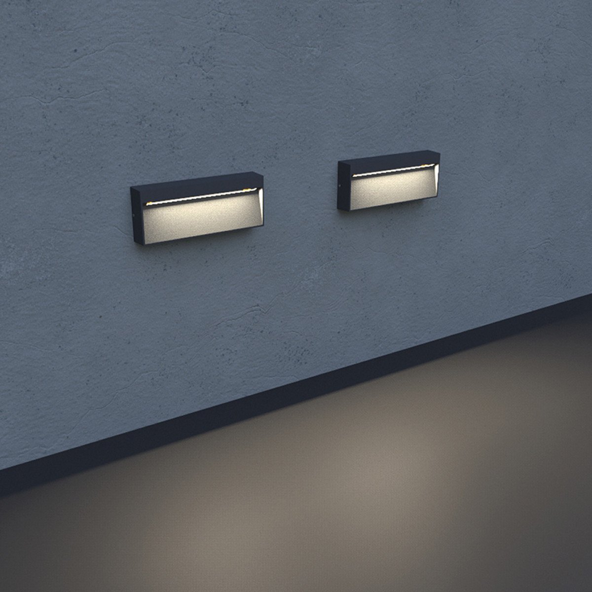 Spot mural LED Downlight Shadow rectangulaire