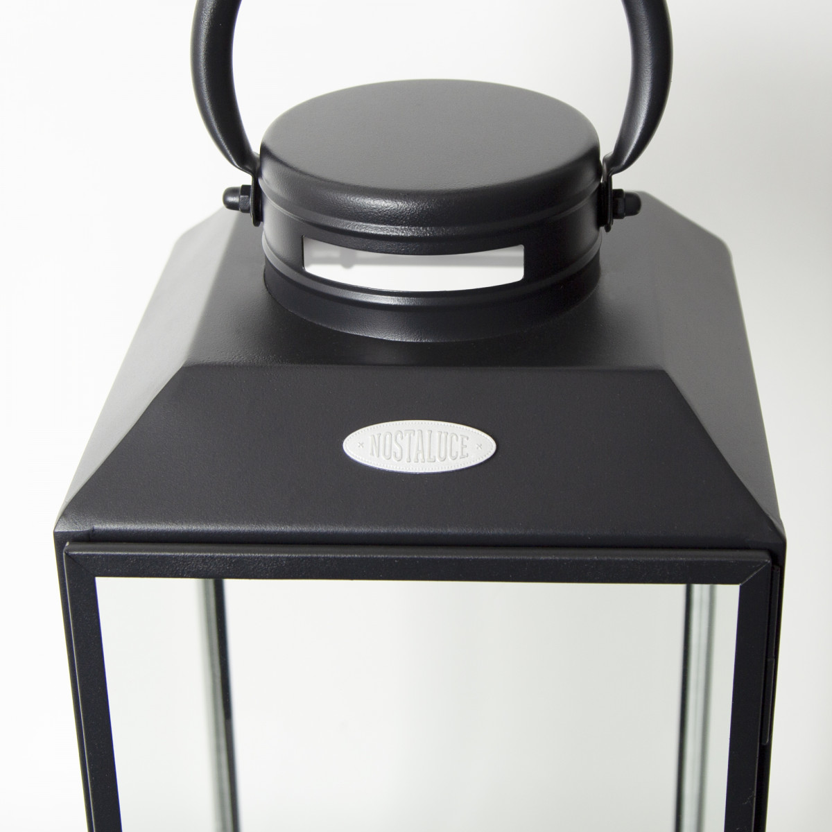 Lot de 2 Newport Photophore Lanterne Noir Small