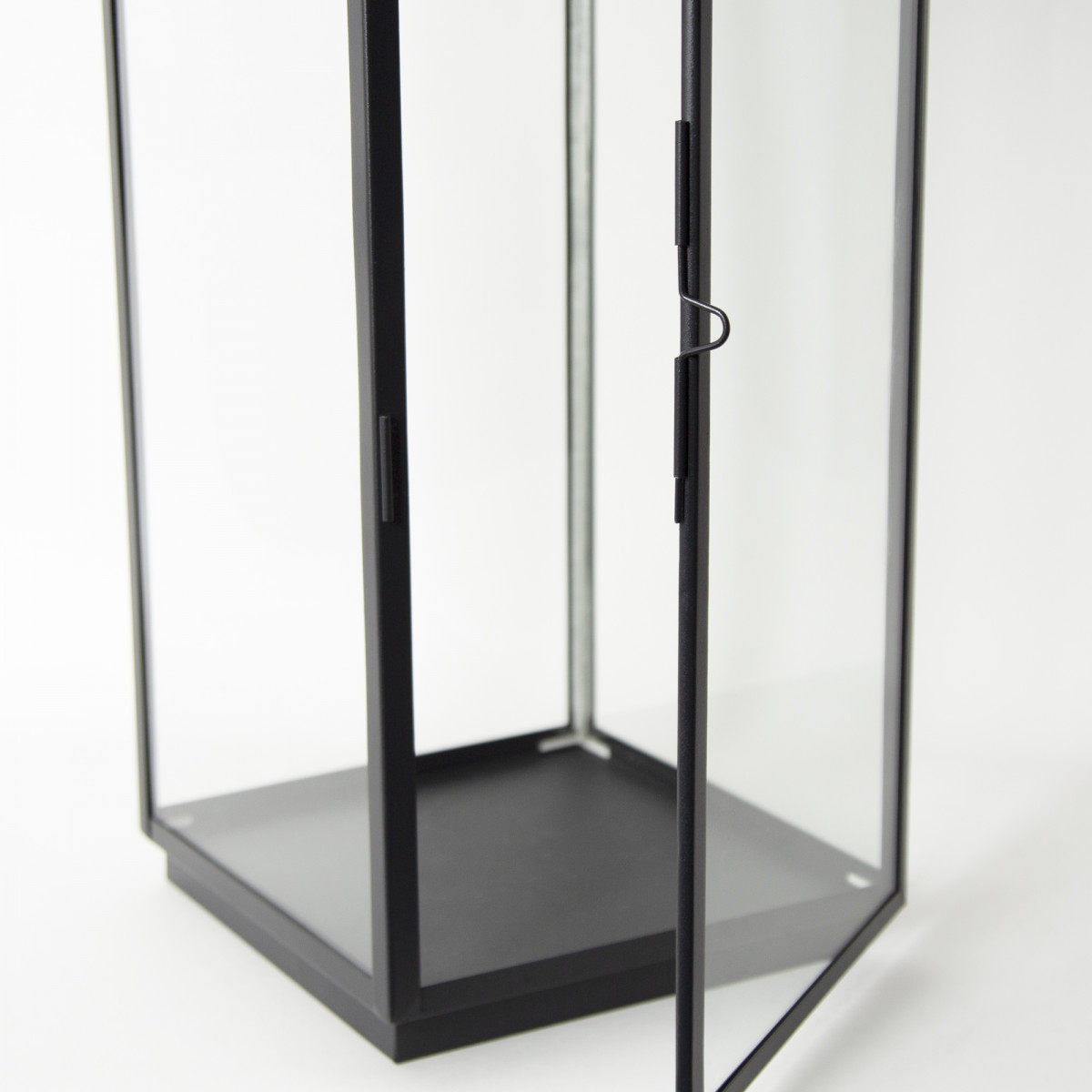 Lot de 2 Newport Photophore Lanterne Noir Medium