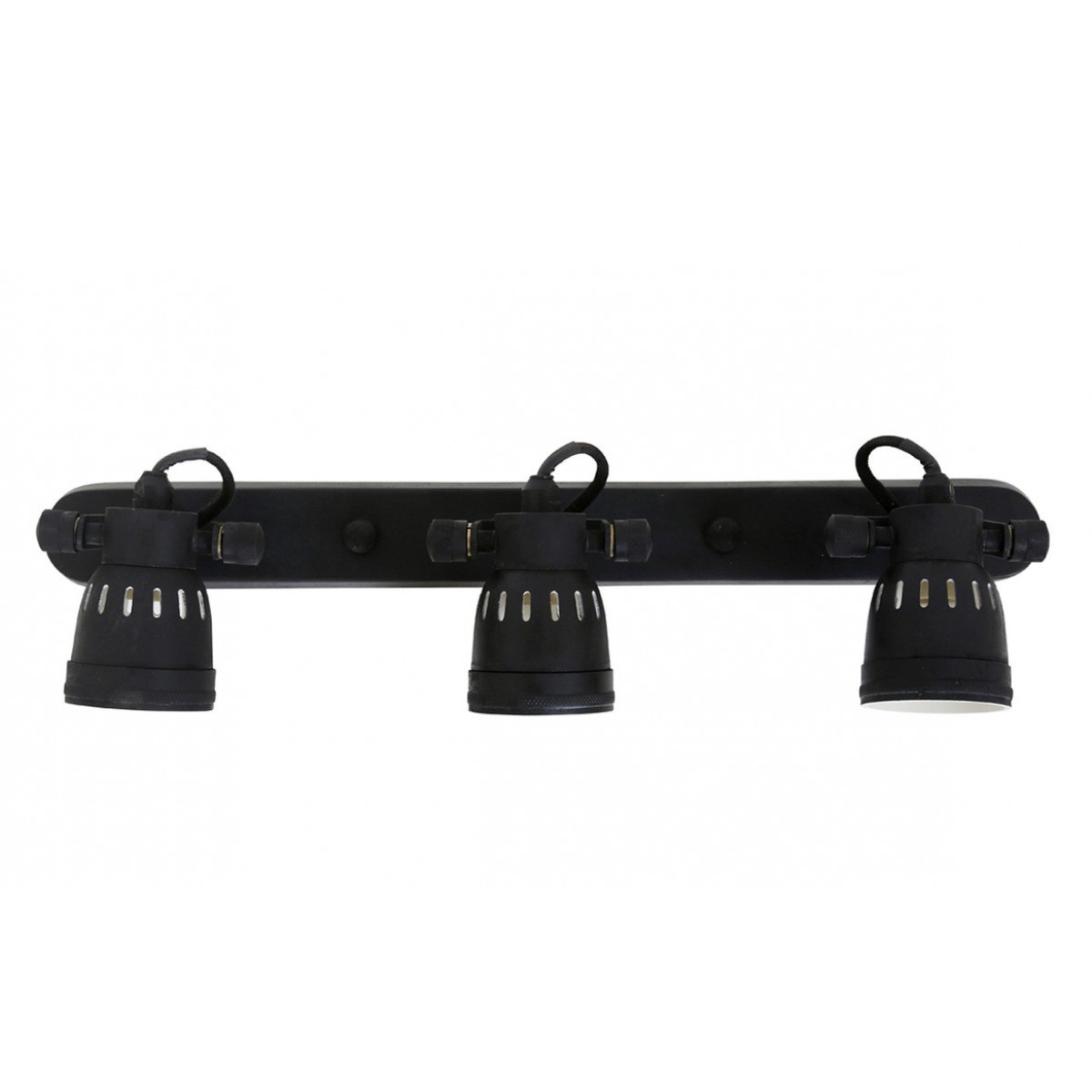 Triple spots Indigo (30473) noirs de Nostaluce | spots industriels & vintage|Nostalux.fr