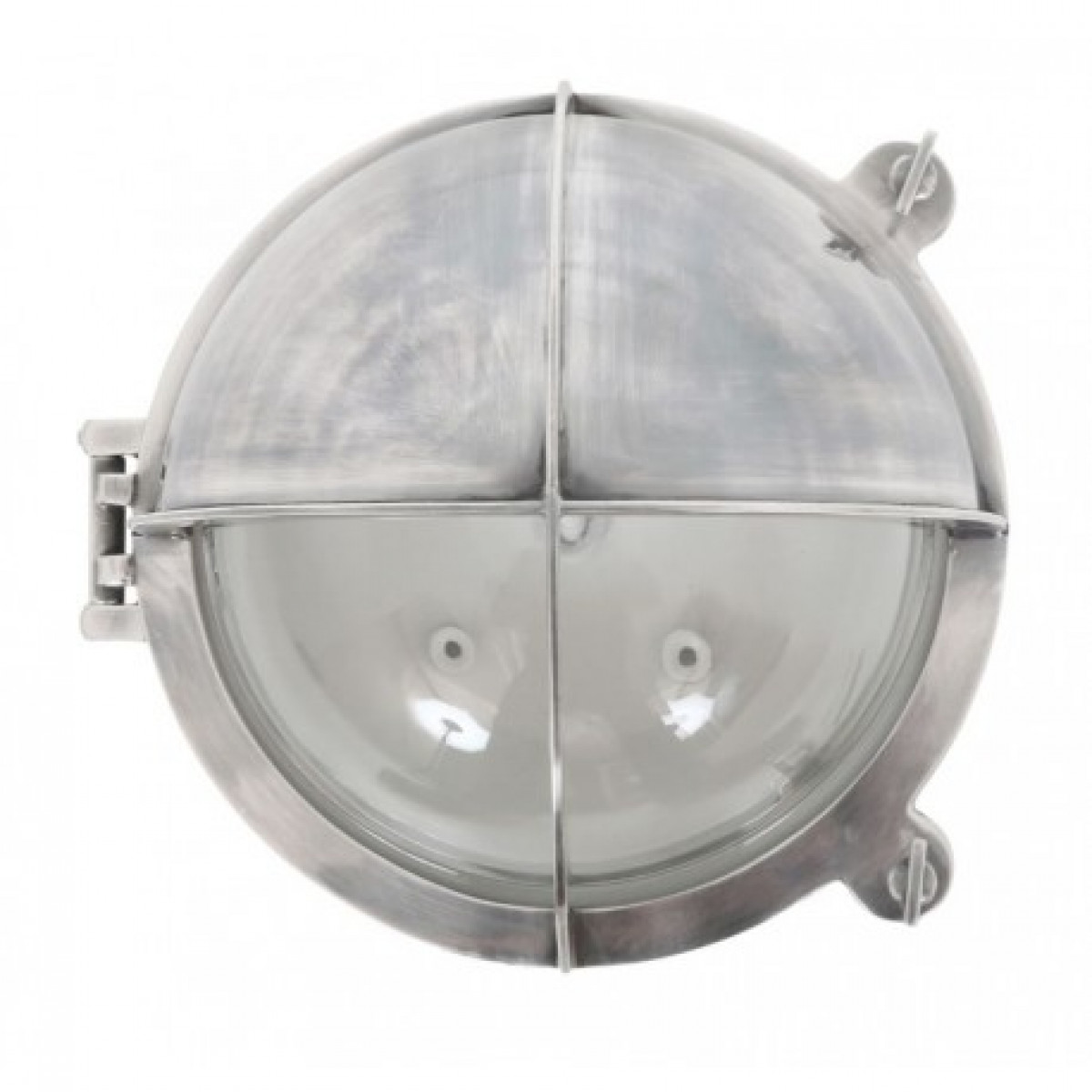 lampe série maritime - lampe de bateau Taylor argent antique - Nostalux