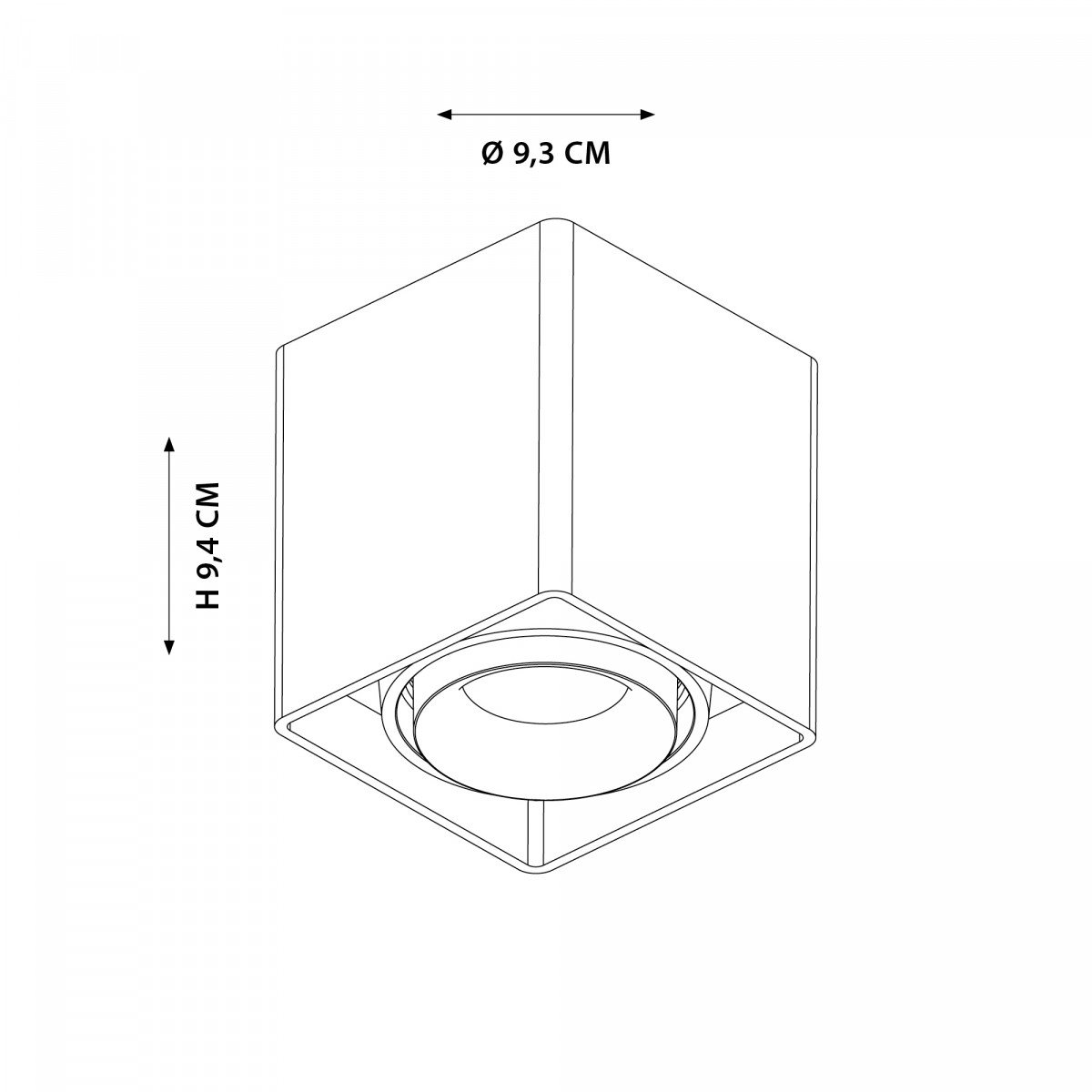 Éclairage intérieur Spot Bjron bronze moderne