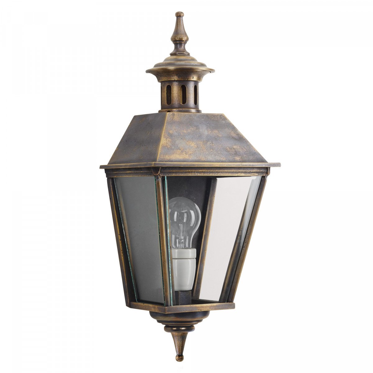 Applique murale plate Oranjeburg (1292) Bronze et cuivre de KS Lighting
